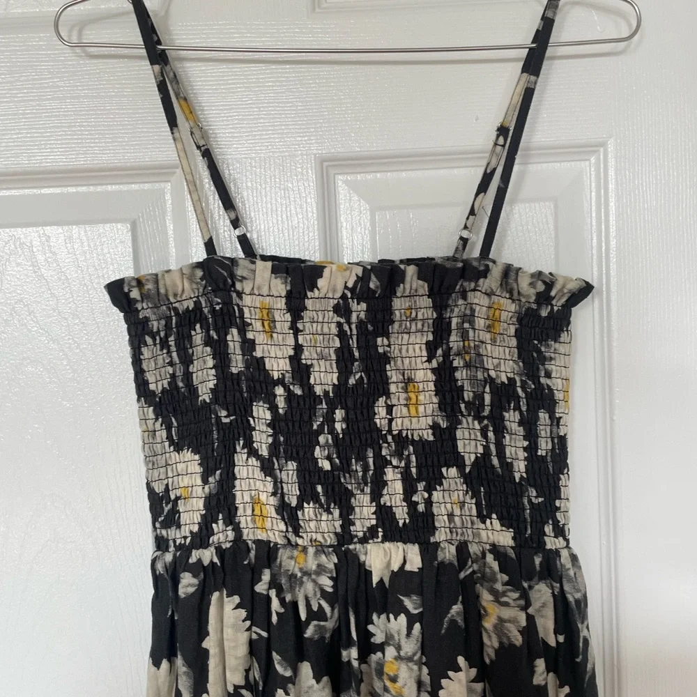 Loft Lou & Grey Daisy Printed Smocked Linen Dress - Picture 3 of 4